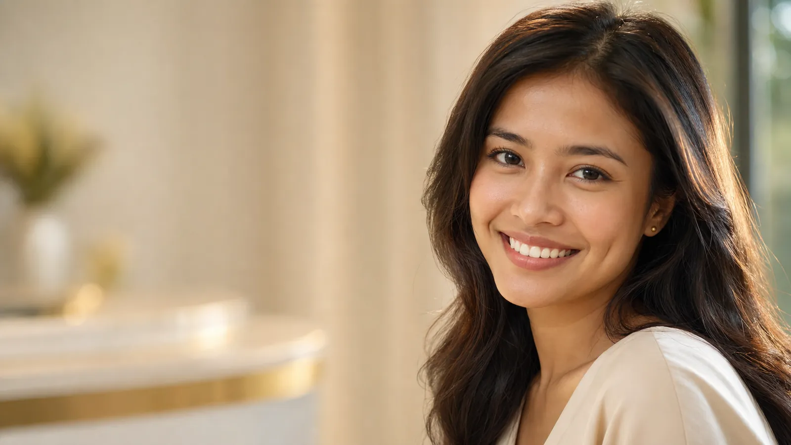 Teeth whitening Brooklyn, a bright, natural-looking white smile