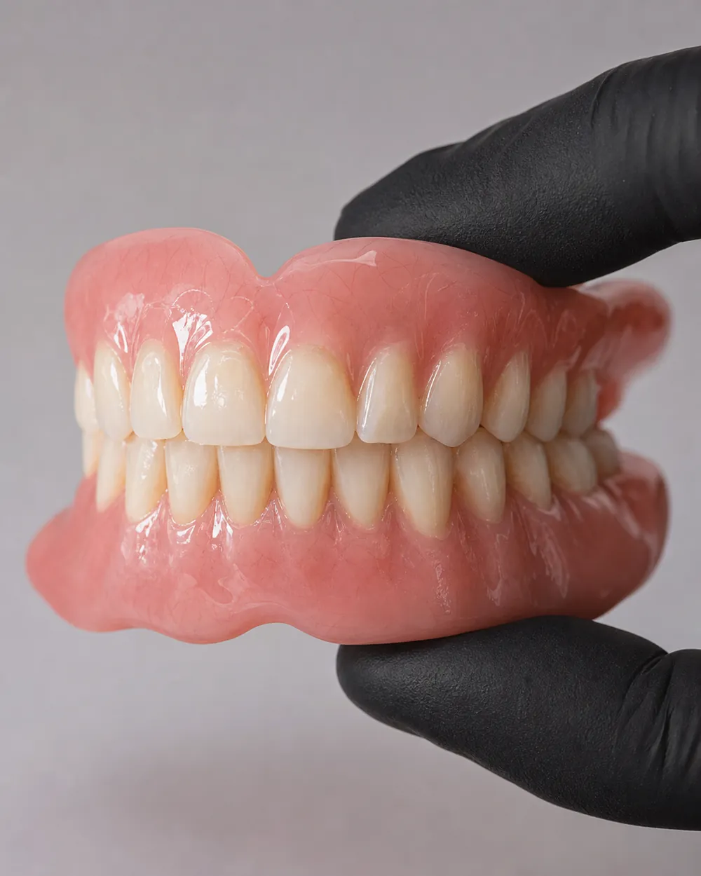 Full and partial dentures Brooklyn patients can choose from, on a clean surface